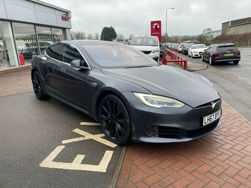 Tesla Model S 100D With Enhanced Full Leather, 21 Tu LH67BYV Silver #3