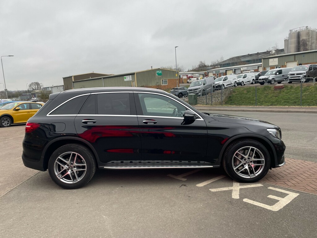 Mercedes-Benz GLC Class 220D Amg Line Premium 4Matic With Panora YA17WWX Black #4