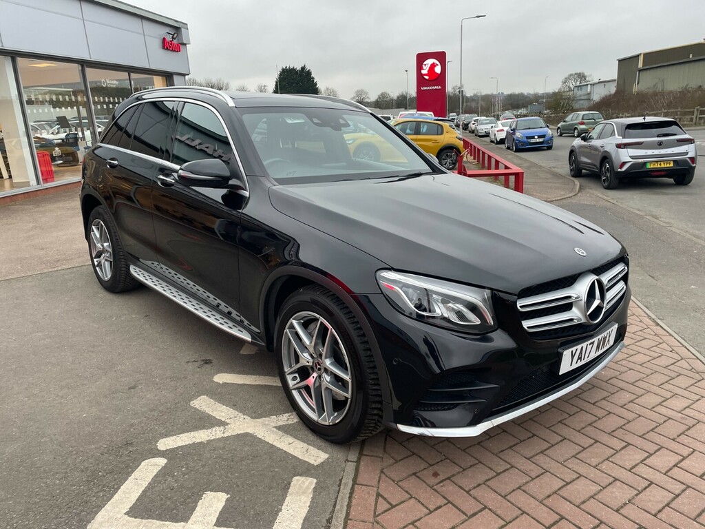 Mercedes-Benz GLC Class 220D Amg Line Premium 4Matic With Panora YA17WWX Black #3
