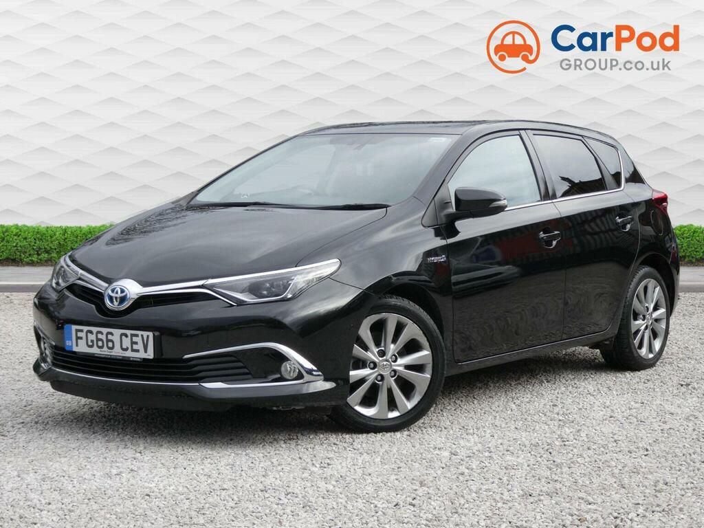 Toyota Auris Hatchback 1.8 Vvt-h Excel Cvt Euro 6 Ss 20 Black