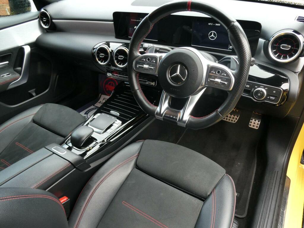 Mercedes-Benz A Class Hatchback 2.0 A35 Amg Spds Dct 4Matic Euro 6 Ss WF69MZJ Yellow #2