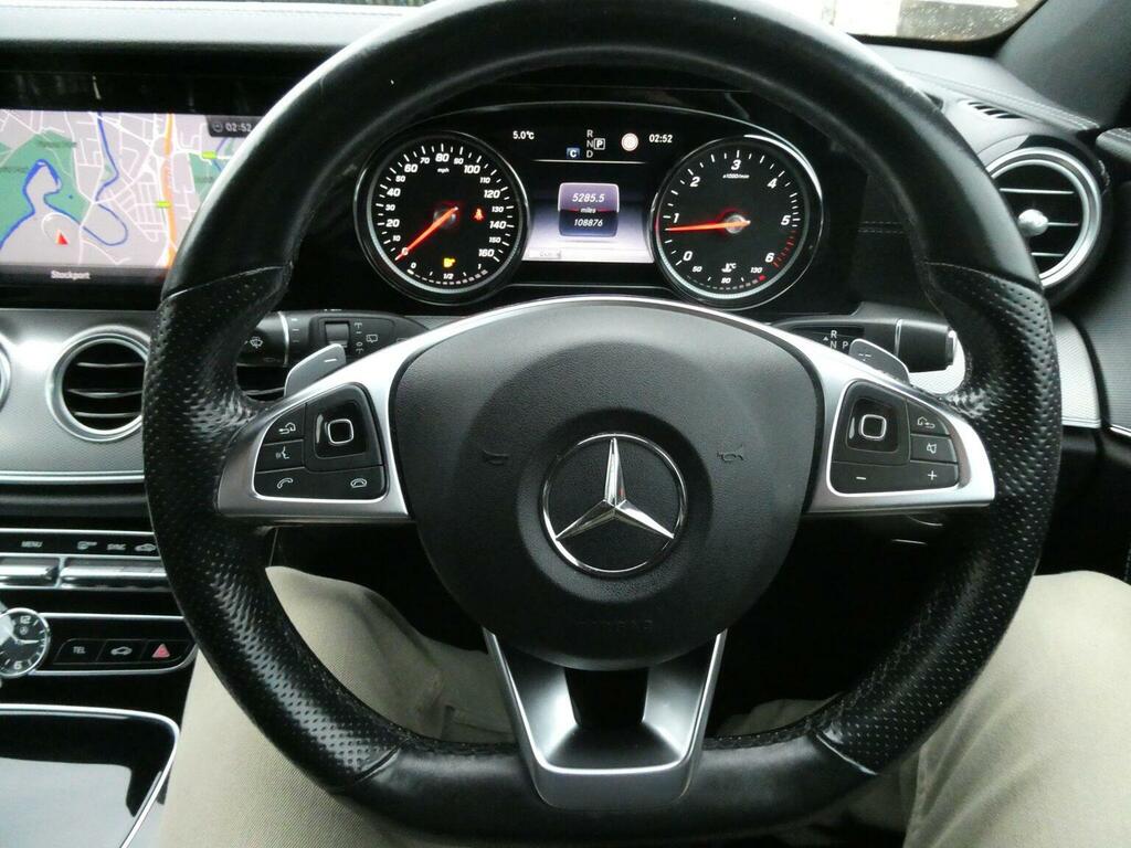 Mercedes-Benz E Class Estate 2.0 E220d Amg Line Premium Plus G-tronic BF18XHE White #5