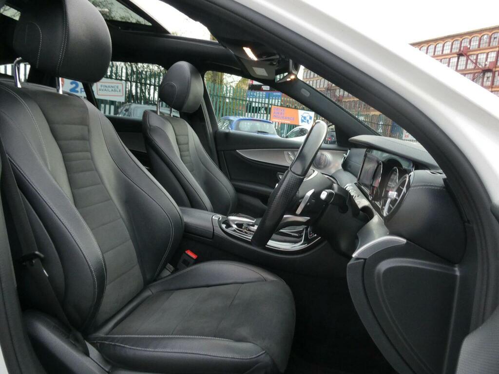 Mercedes-Benz E Class Estate 2.0 E220d Amg Line Premium Plus G-tronic BF18XHE White #4