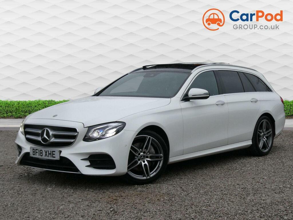 Mercedes-Benz E Class Estate 2.0 E220d Amg Line Premium Plus G-tronic White