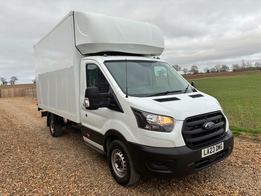 Ford Transit Custom Chassis Cab 2.0 350 Ecoblue Leader Fwd L4 Euro 6 LA23DWG White #4
