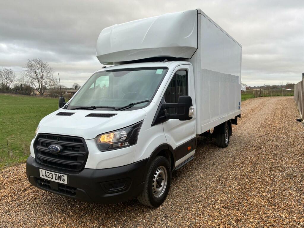 Ford Transit Custom Chassis Cab 2.0 350 Ecoblue Leader Fwd L4 Euro 6 LA23DWG White #2