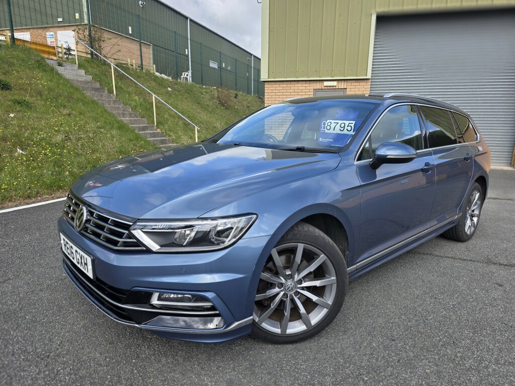 Volkswagen Passat Estate 2.0 Tdi Bluemotion Tech R-line 2016 RE16GXH Blue #2