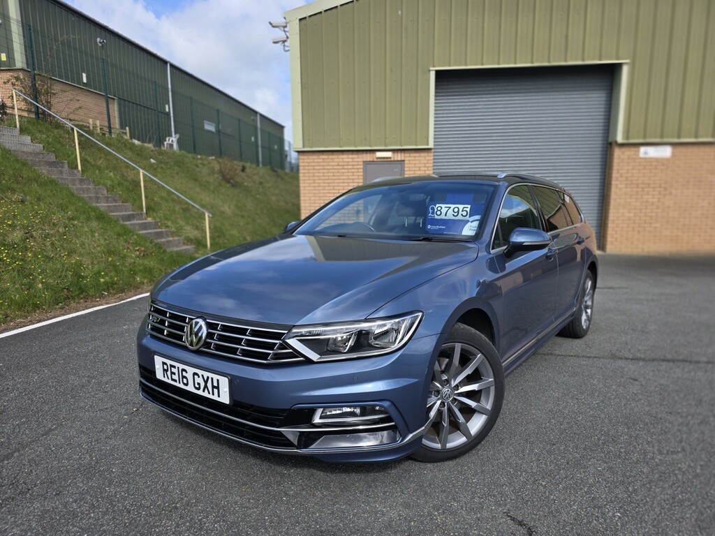 Volkswagen Passat Estate 2.0 Tdi Bluemotion Tech R-line 2016 Blue