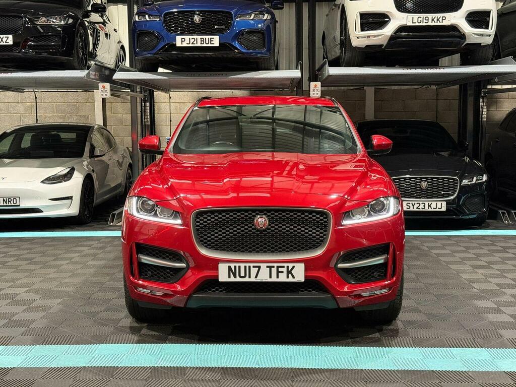 Jaguar F-Pace Suv 2.0 D180 R-sport Awd Euro 6 Ss 20 NU17TFK Red #2