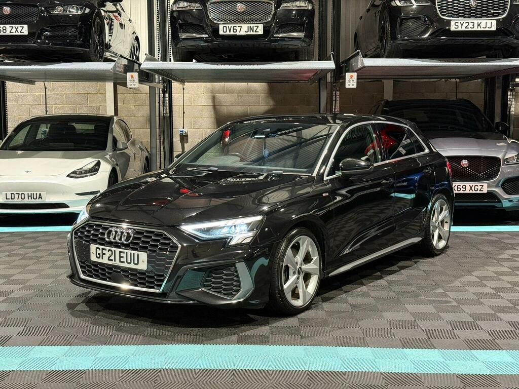 Audi A3 Hatchback 1.5 Tfsi 35 S Line Sportback S Tronic Eu GF21EUU Black #3