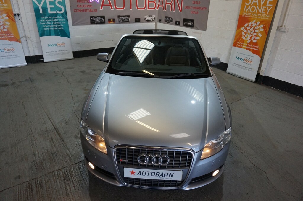 Audi A4 Cabriolet Convertible 2.0 Tdi S Line 200909 Silver #5