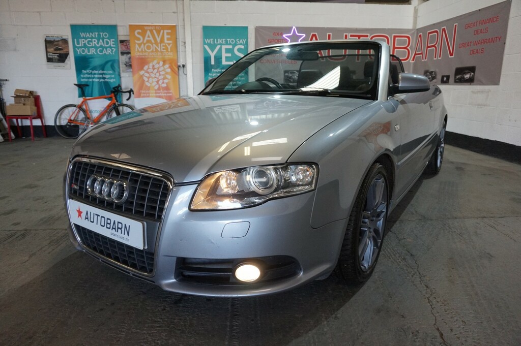 Audi A4 Cabriolet Convertible 2.0 Tdi S Line 200909 Silver #6