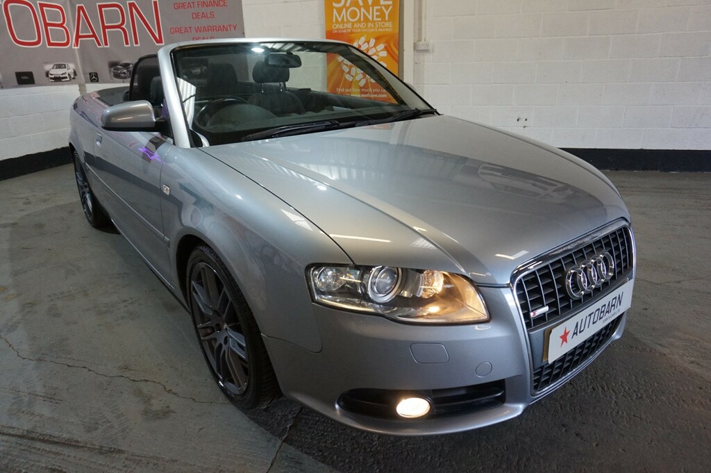 Audi A4 Cabriolet Convertible 2.0 Tdi S Line 200909 Silver #3