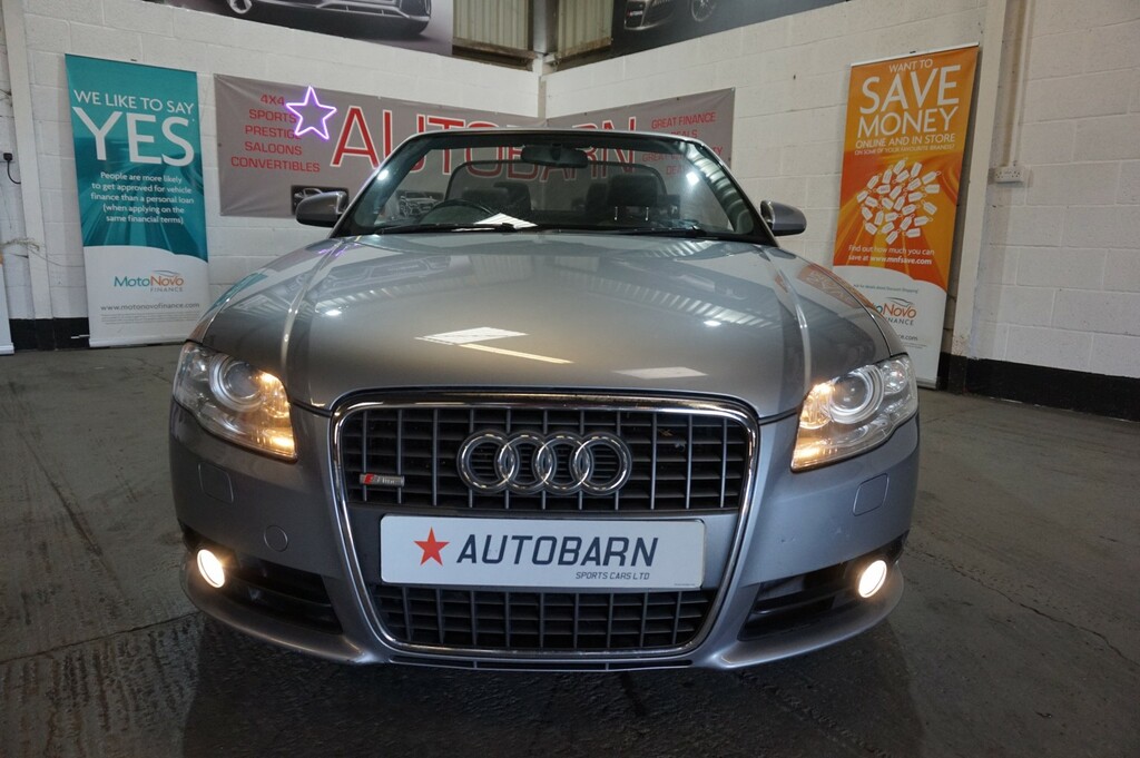 Audi A4 Cabriolet Convertible 2.0 Tdi S Line 200909 Silver #4