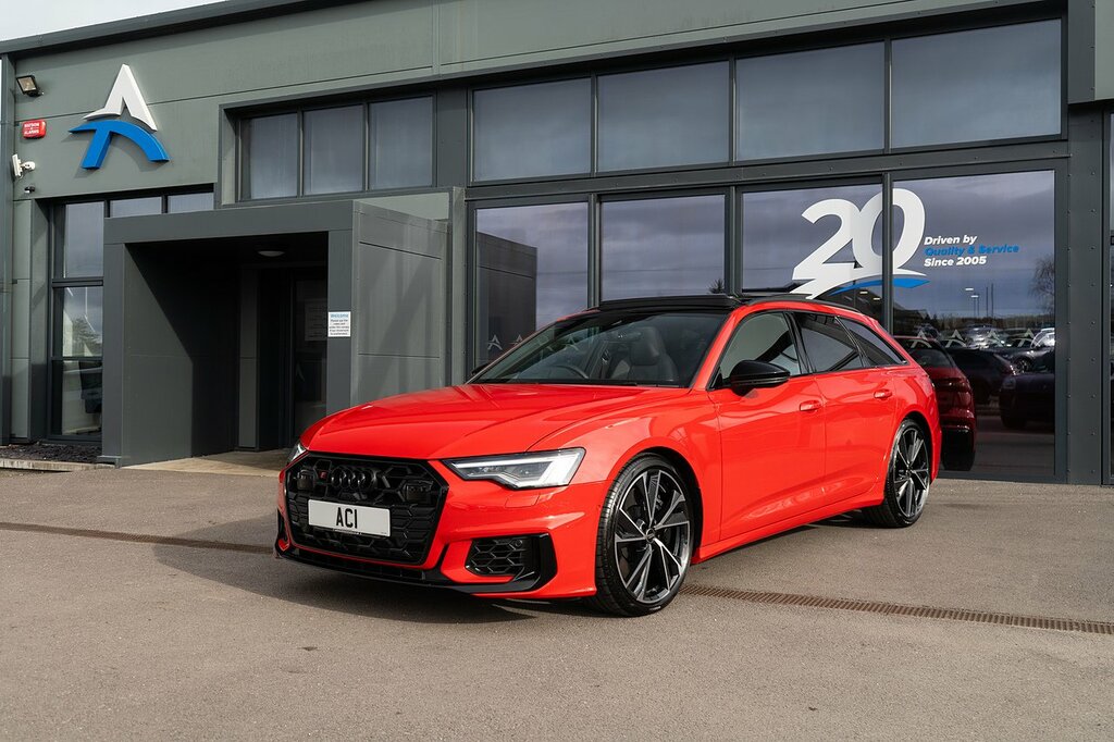 Audi S6 Avant Tdi V6 Black Edition Red #3