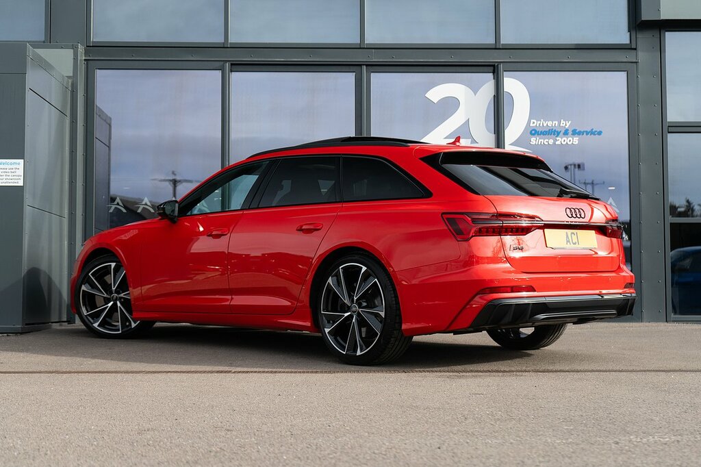 Audi S6 Avant Tdi V6 Black Edition Red #2
