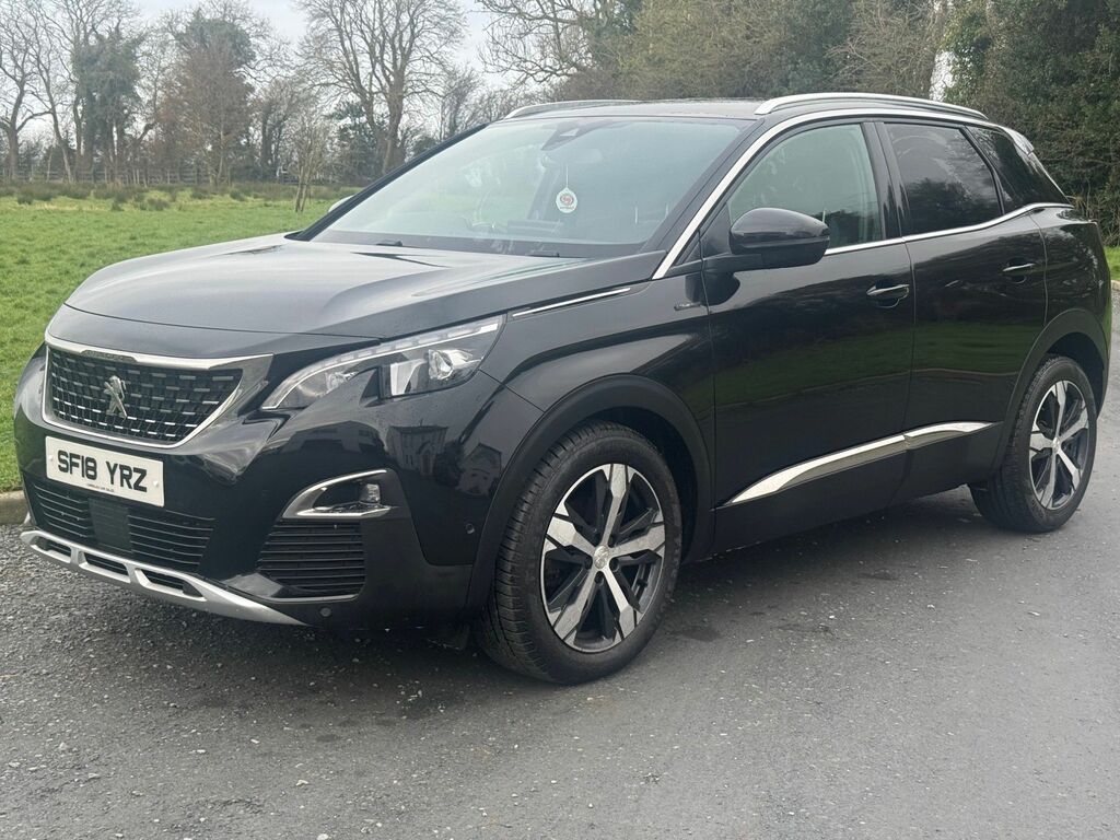 Peugeot 3008 2018 1.6 Bluehdi Gt Line Suv Eur Black