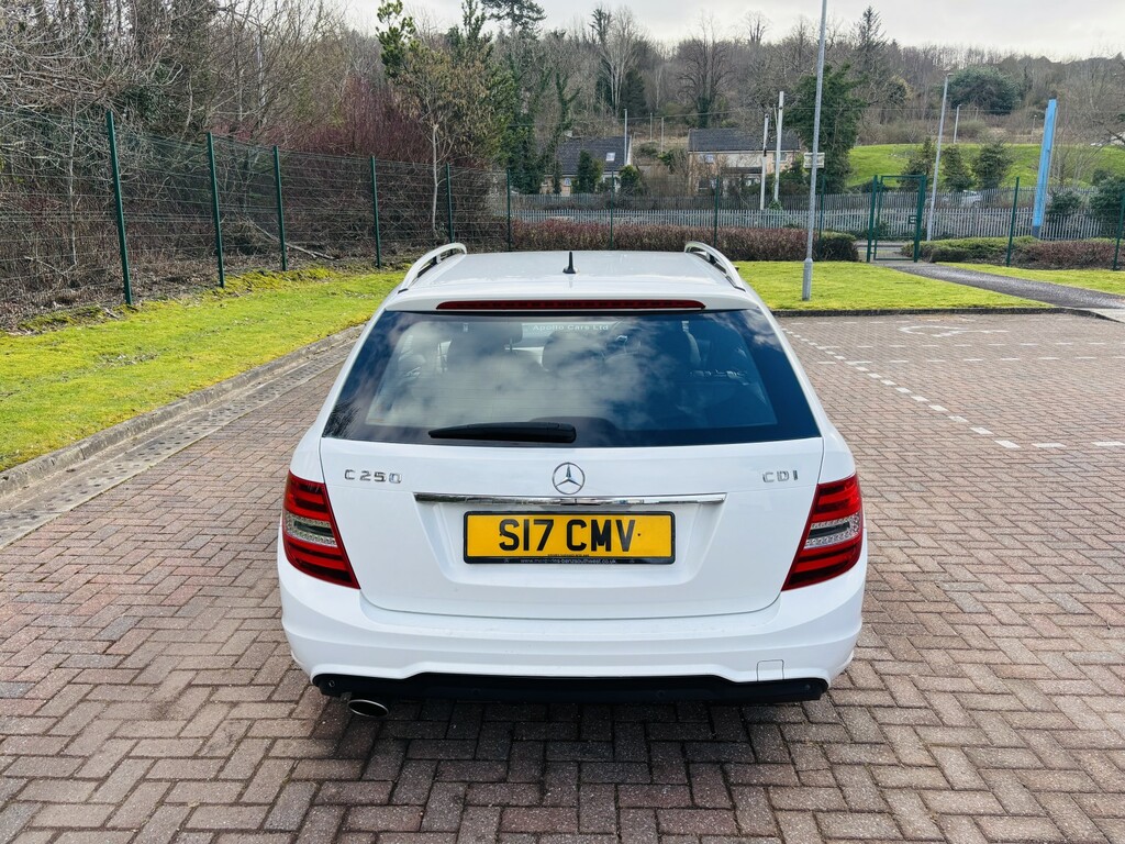 Mercedes-Benz C Class 2.1 C250 Cdi Amg Sport Plus WF63XHX White #5
