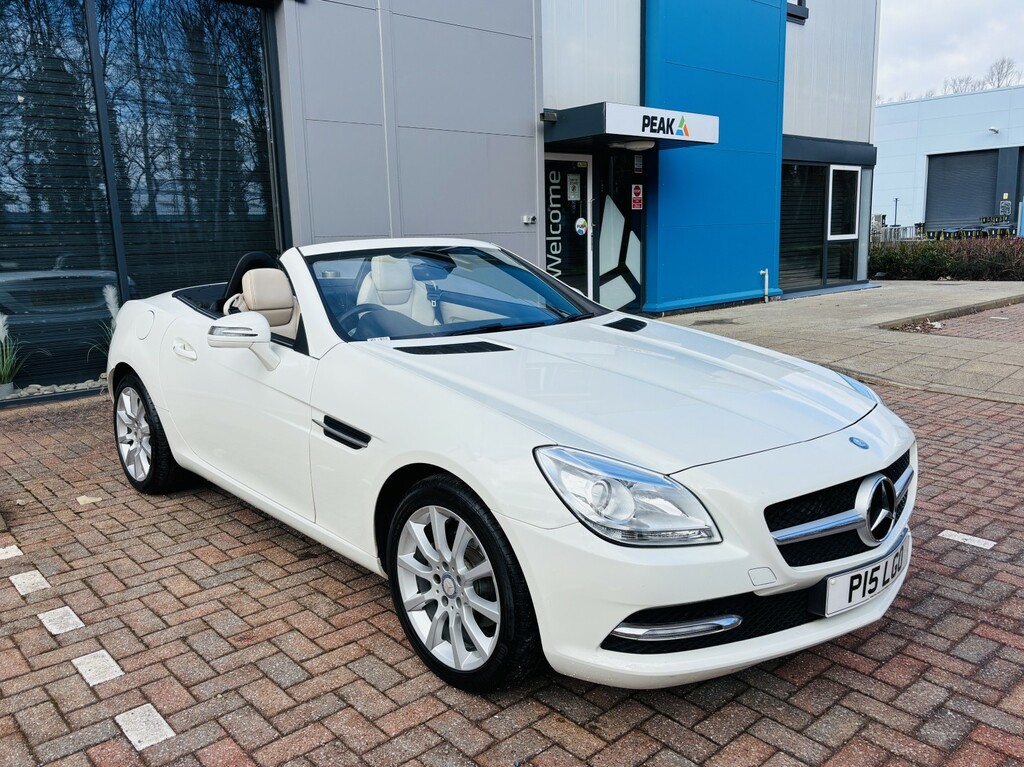 Mercedes-Benz SLK Mercedes-benz Slk 1.8 Slk200 Blue Efficiency G-tro White #5