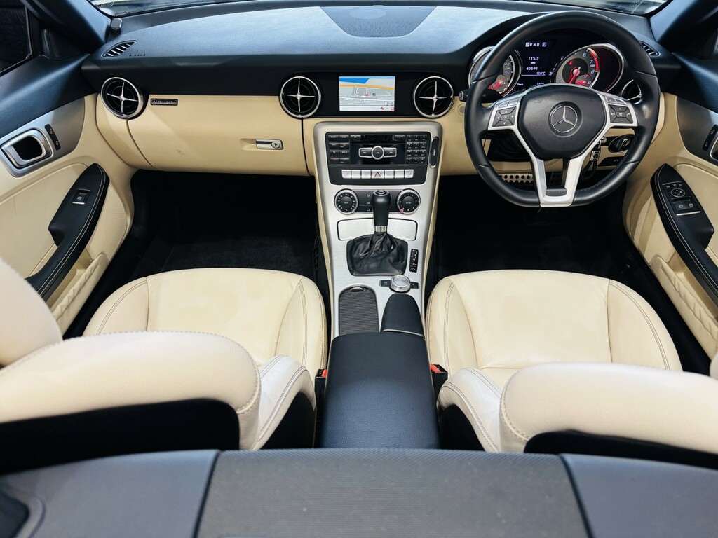 Mercedes-Benz SLK Mercedes-benz Slk 1.8 Slk200 Blue Efficiency G-tro White #3