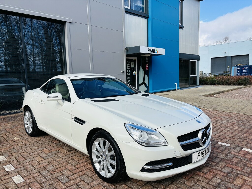Mercedes-Benz SLK Mercedes-benz Slk 1.8 Slk200 Blue Efficiency G-tro White #4