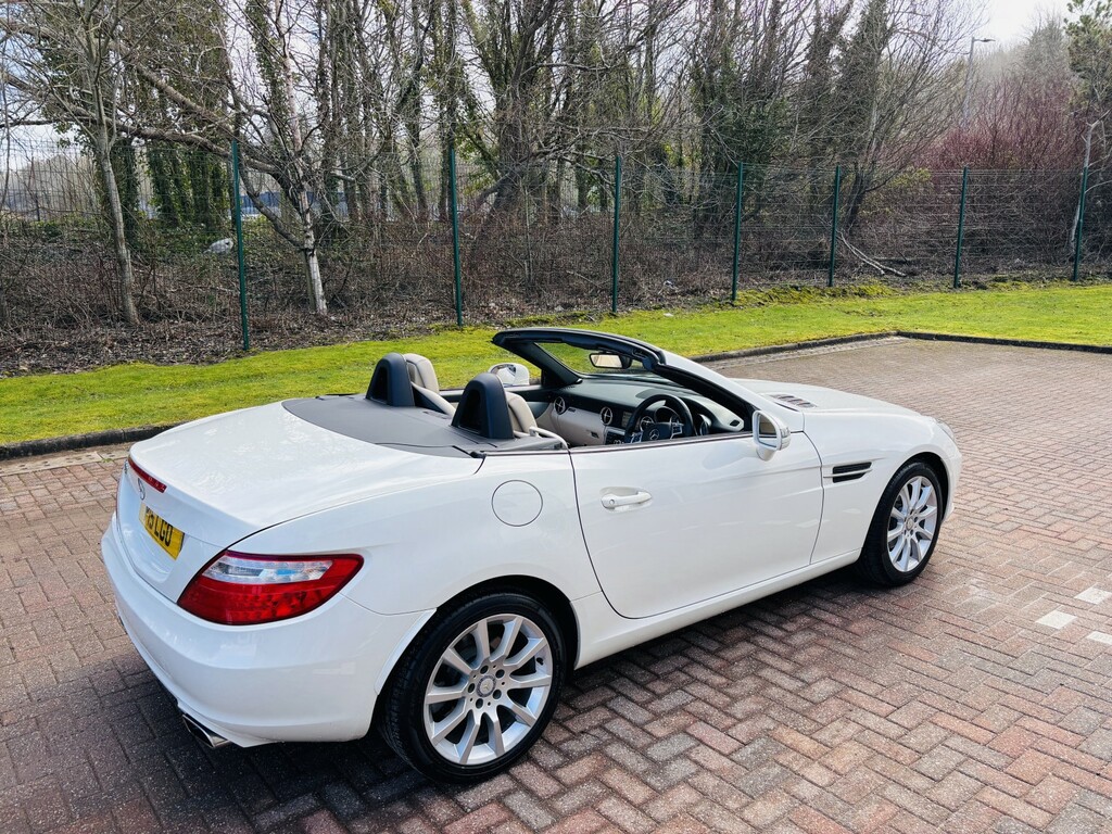 Mercedes-Benz SLK Mercedes-benz Slk 1.8 Slk200 Blue Efficiency G-tro White #6