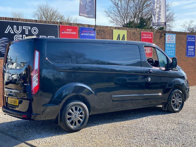 Ford Transit Custom 300 Ecoblue Limited CS68DRS Black #2