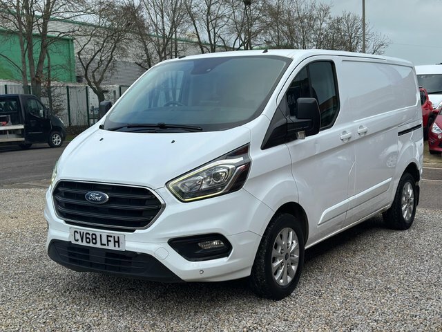 Ford Transit Custom 300 Ecoblue Limited L1 CV68LFH White #2