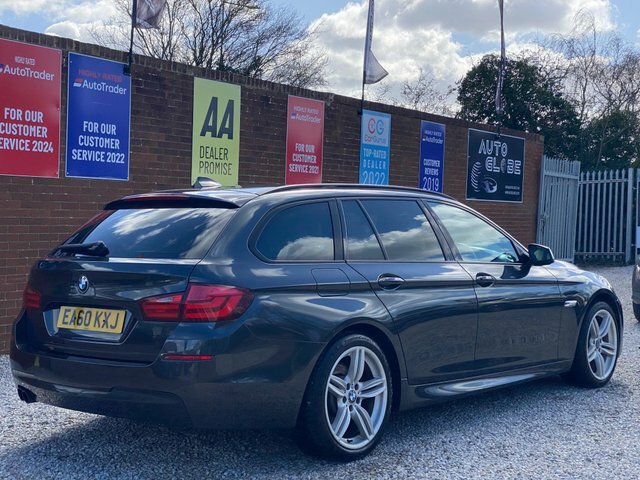 BMW 5 Series 520D M Sport Touring Grey #3