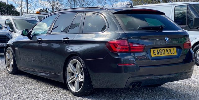 BMW 5 Series 520D M Sport Touring Grey #4