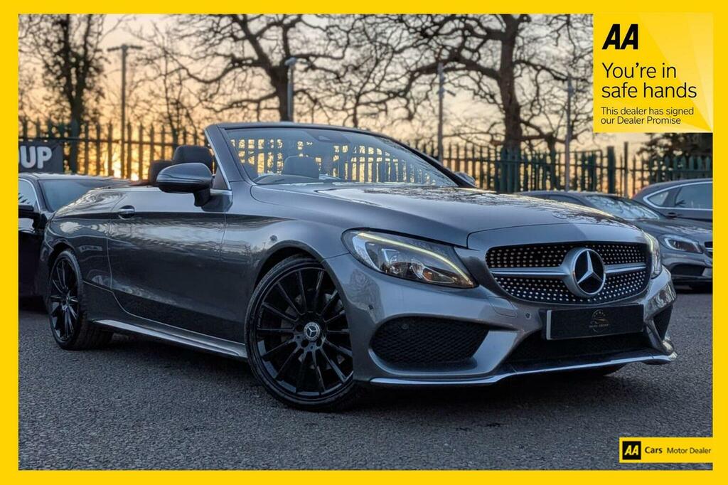 Mercedes-Benz C Class Convertible 2.1 C220d Amg Line Cabriolet G-tronic Grey