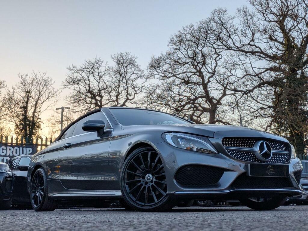 Mercedes-Benz C Class Convertible 2.1 C220d Amg Line Cabriolet G-tronic SO17GVK Grey #5