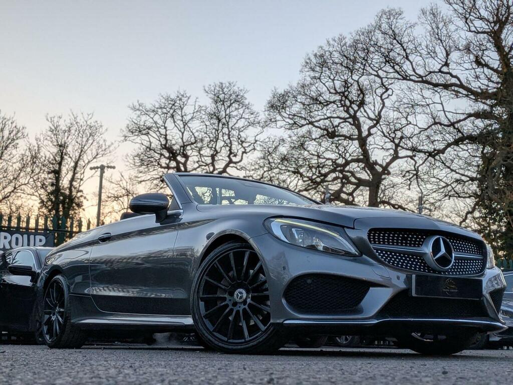 Mercedes-Benz C Class Convertible 2.1 C220d Amg Line Cabriolet G-tronic SO17GVK Grey #4