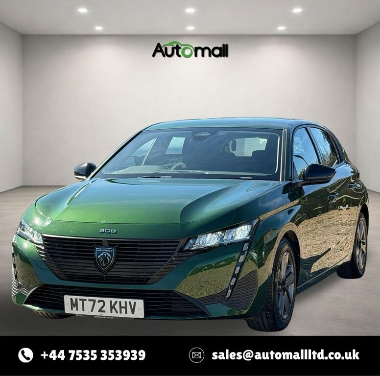 Peugeot 308 1.2 Puretech Active Premium Eat Euro 6 Ss MT72KHV Green #2