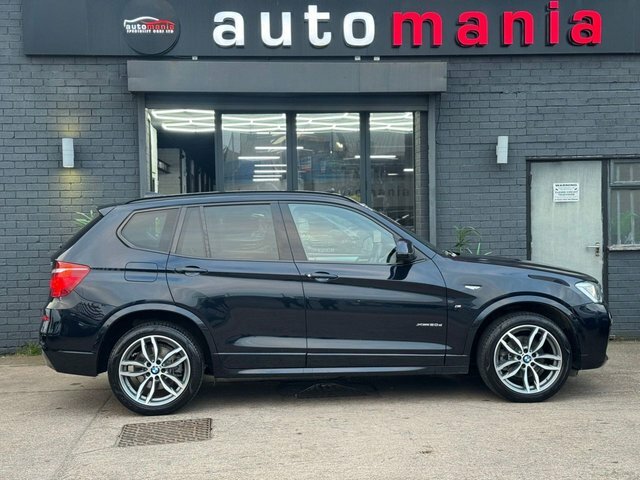 BMW X3 20D M Sport Suv YK67AWZ Black #5