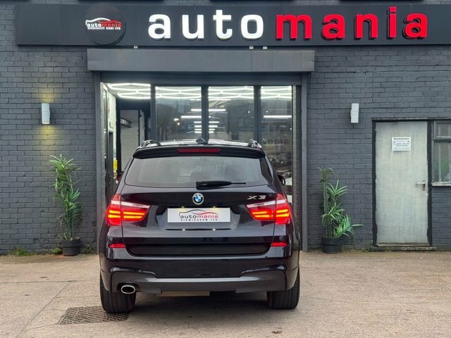 BMW X3 20D M Sport Suv YK67AWZ Black #4