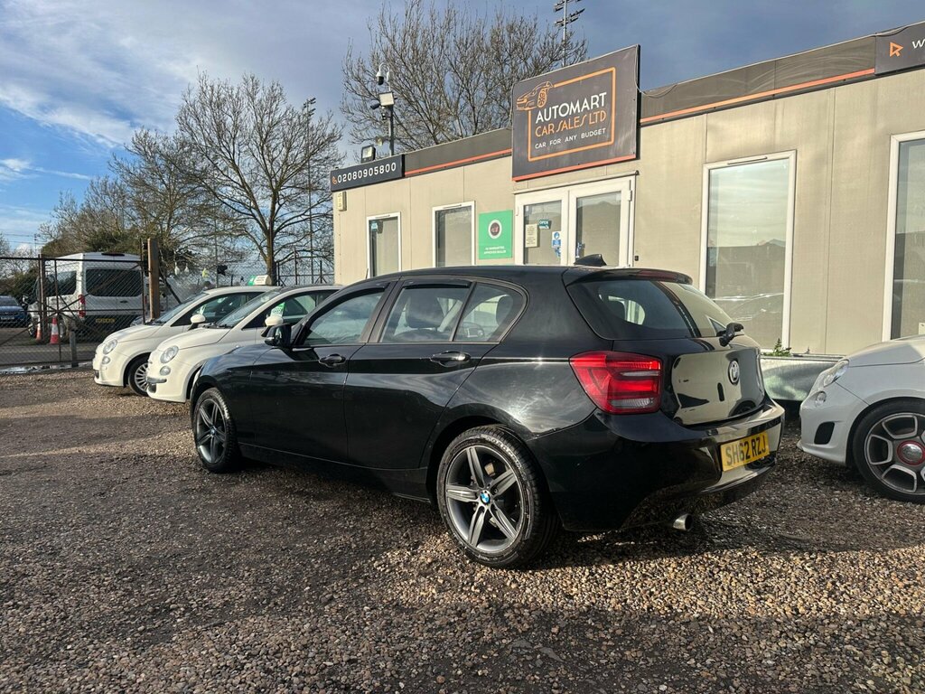 BMW 1 Series 1.6 116I Sport Euro 5 Ss SH62RZJ Black #3
