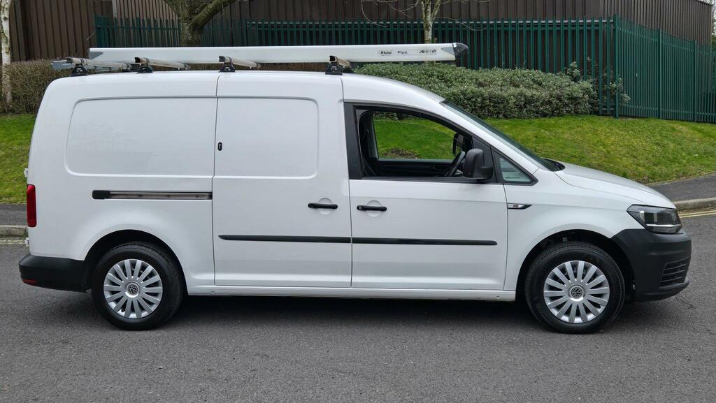Volkswagen Caddy Maxi 2.0 Tdi C20 Startline Lwb Euro 6 Ss 6Dr DL18PVX White #4