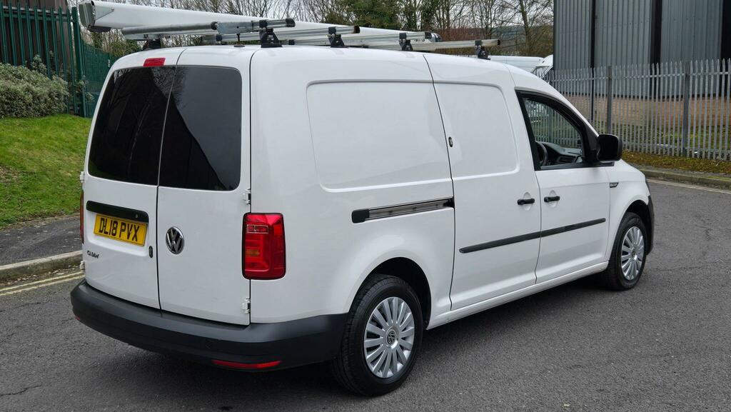 Volkswagen Caddy Maxi 2.0 Tdi C20 Startline Lwb Euro 6 Ss 6Dr DL18PVX White #5