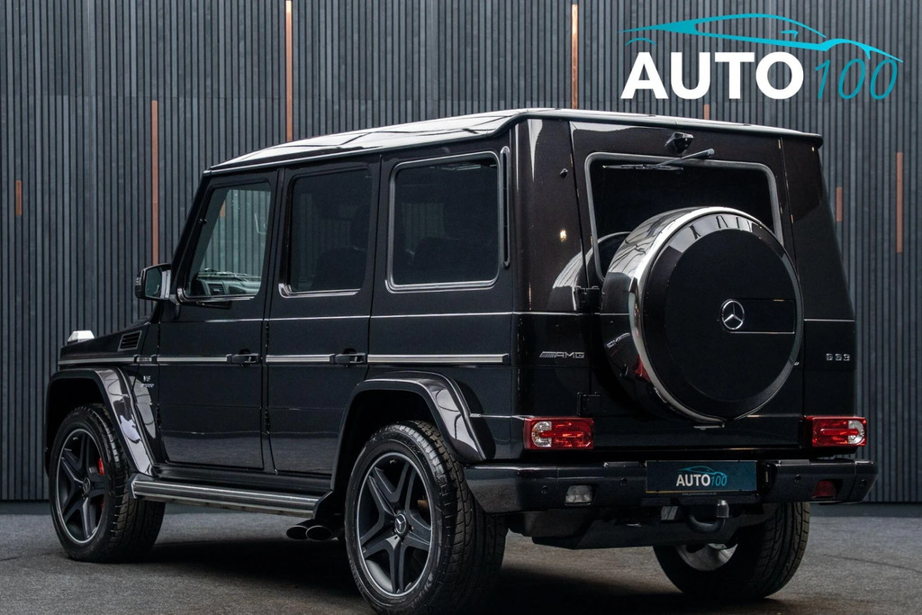 Mercedes-Benz G Class 5.5 G63 V8 Biturbo Amg Spds7gt 4Wd Euro 6 Ss 5 Black #3