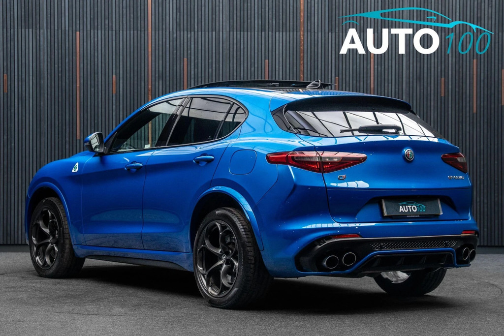 Alfa Romeo Stelvio 2.9 V6 Bi-turbo Quadrifoglio Q4 Awd Euro 6 S Blue #3