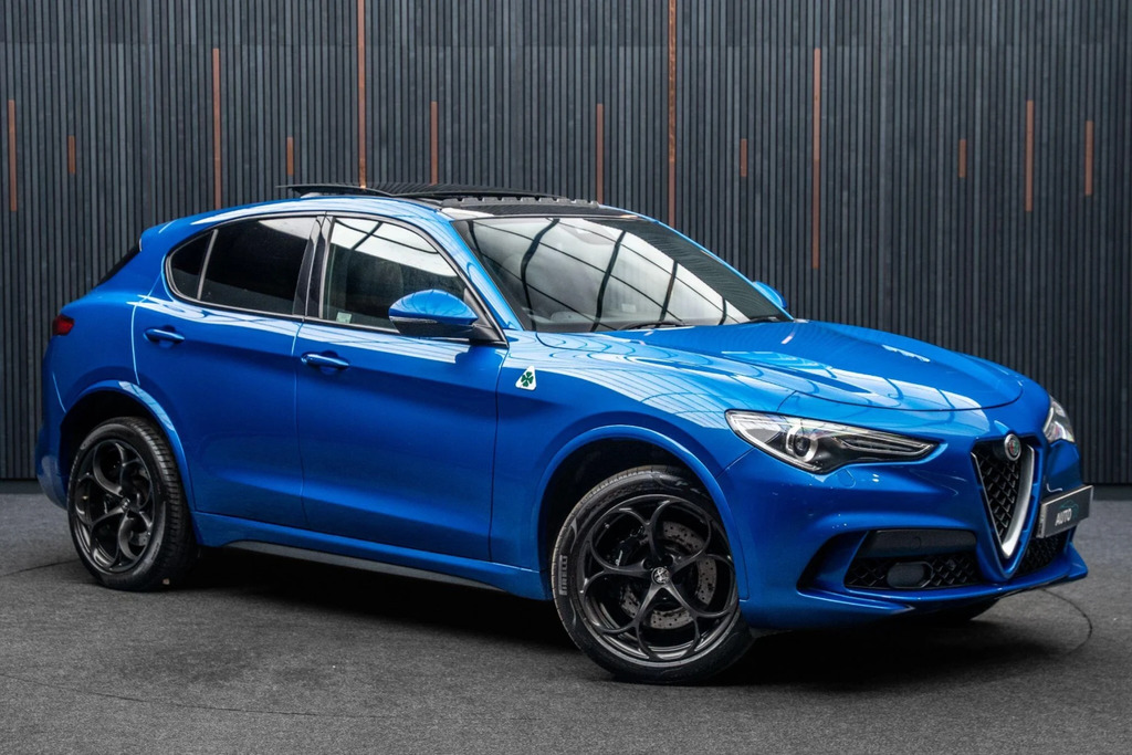 Alfa Romeo Stelvio 2.9 V6 Bi-turbo Quadrifoglio Q4 Awd Euro 6 S Blue #5