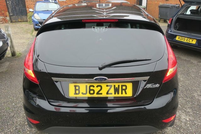 Ford Fiesta 2012 1.25 Zetec Hatchback Euro 5 BJ62ZWR Black #6