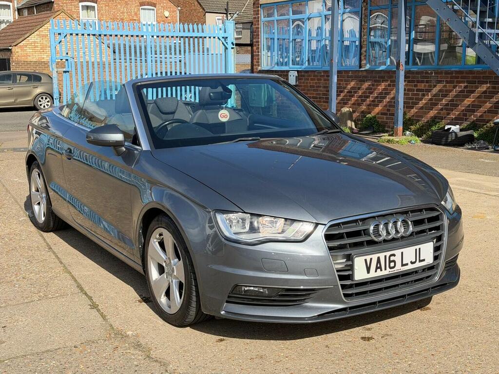 Audi A3 Cabriolet 2.0 Tdi Sport Euro 6 Ss Nav VA16LJL Grey #2