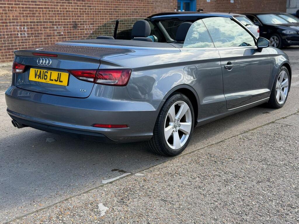 Audi A3 Cabriolet 2.0 Tdi Sport Euro 6 Ss Nav VA16LJL Grey #6
