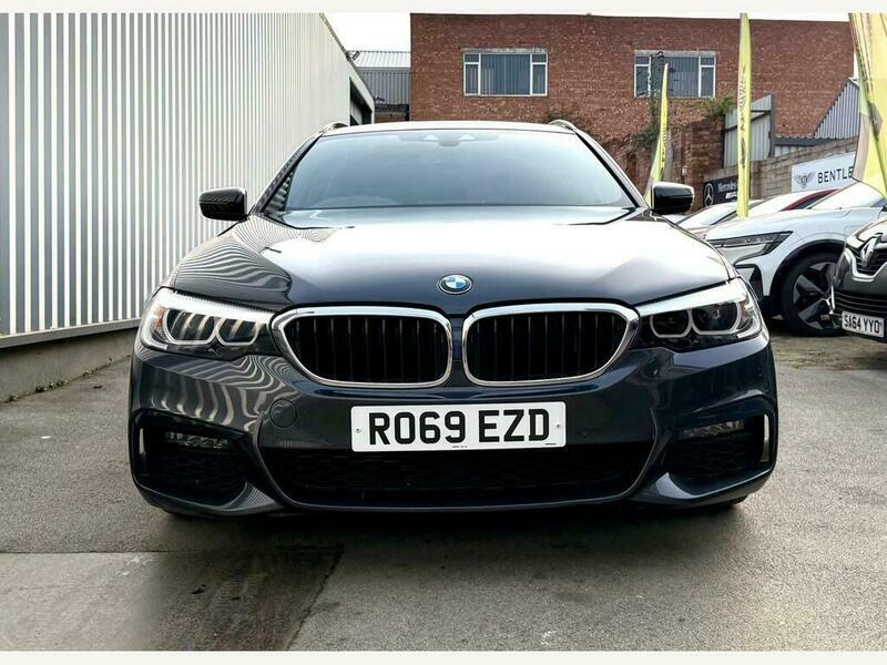 BMW 5 Series 520I M Sport Touring RO69EZD Grey #2