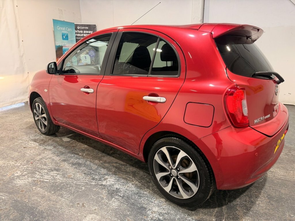 Nissan Micra 1L N-tec MJ17BNZ Red #5
