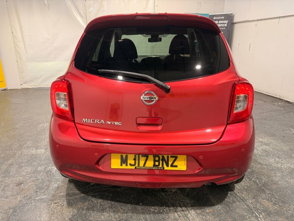 Nissan Micra 1L N-tec MJ17BNZ Red #6