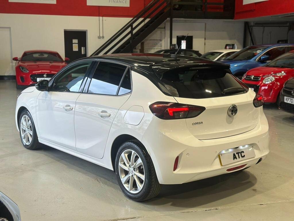 Vauxhall Corsa Hatchback 1.5 Turbo D Elite Nav 2021 DL21UUE White #6