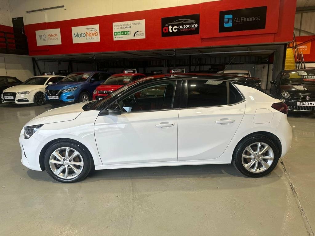Vauxhall Corsa Hatchback 1.5 Turbo D Elite Nav 2021 DL21UUE White #4